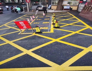 厂区划线,园区停车场划线,车库标识标线